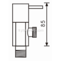 Robinet d'arrêt d'angle en laiton pour lavabo de salle de bain